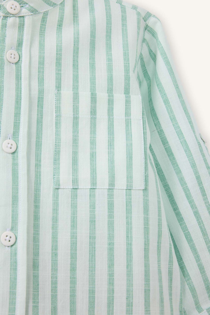 ديفاكتو طقم اولادي قميص وبنطلون قصة عادية - قطعتين - Image 3